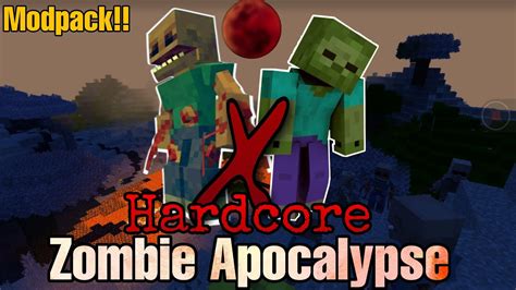 Hardcore Zombie Apocalypse Modpack Minecraft Pojavlauncher Youtube