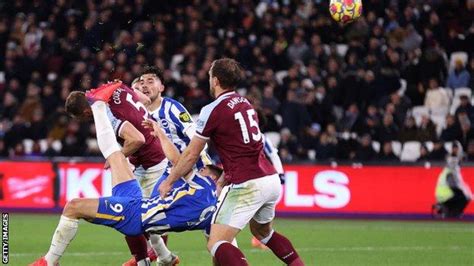 West Ham Brighton Neal Maupay Scores Late Equaliser After Early