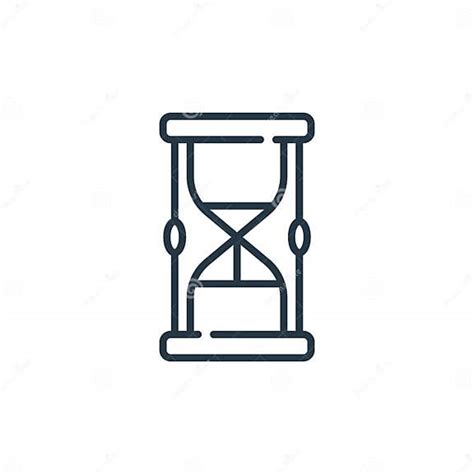 Vector De Icono De Vidrio De Vidrio De Hourglass A Partir Del Concepto De Cuento De Hadas