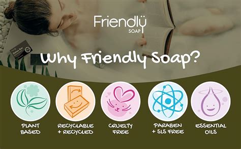 Friendly Soap Detox Bar With Activated Charcoal Rosemary And Lime 95g