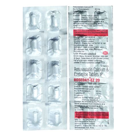 Crevast EZ 20 Tablet 10 S Price Uses Side Effects Composition