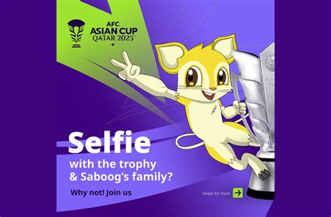 AFC Asian Cup Qatar 2023 Tm Trophy Mascot Photo Experience Qatar