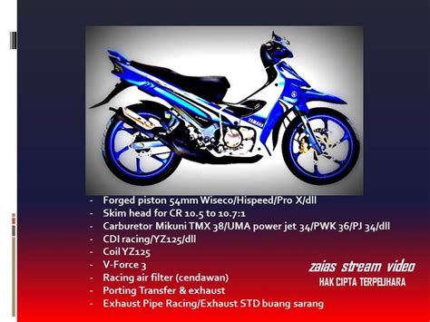 YAMAHA 125Z/ZR SPECIFICATION YZ125 FACTORY RACING