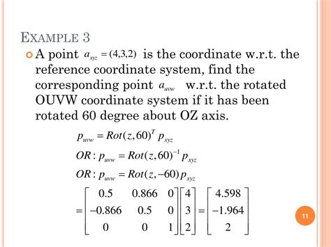 Ppt Kinematics Pose Position And Orientation Of A Rigid Body