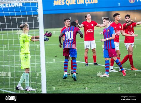 Barcelona Spain 29th July 2021 Franck Angong FC Barcelona B