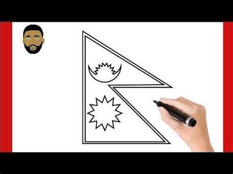 How To Draw Flag Of Nepal Easy Nepal Flag