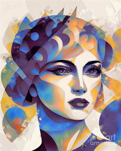 Abstract Portrait 0835 Digital Art By Philip Preston Fine Art America