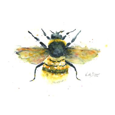 Bumble Bee Watercolor at PaintingValley.com | Explore collection of ...