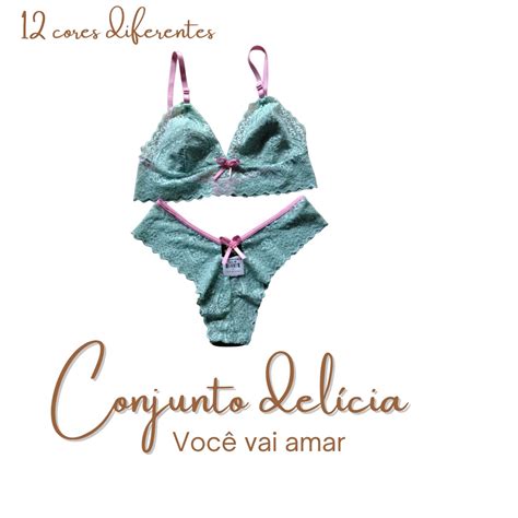 Promo O Conjunto De Lingerie Meia Ta A Sexy Calcinha E Suti De Renda