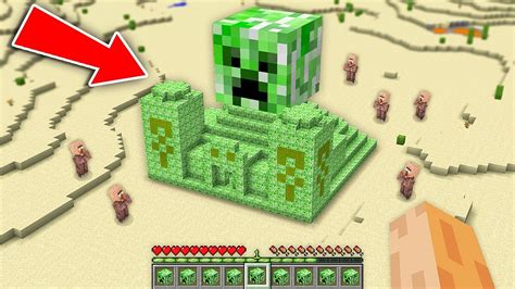 This Is Secret Creeper Temple In My Minecraft World New Desert