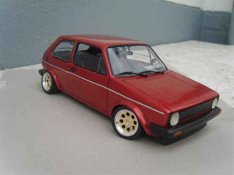 Modellino In Miniatura Volkswagen Golf Gti Solido Rouge Gti