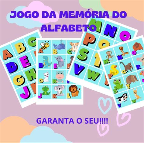 Jogo Da Mem Ria Do Alfabeto Espa O Incluir E Acolher Hotmart