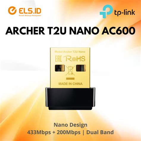 Jual TP Link Archer T2U Nano AC600 Wireless USB Adapter Shopee Indonesia