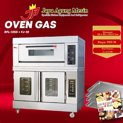 Jual Oven Gas Combinasi Proofer Getra RFL 12SS FJ10 Oven Gas Combi