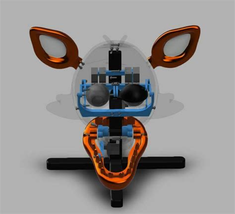 Archivo Stl Foxy Animatronic Head Fnaf・modelo Para Descargar Y Imprimir En 3d・cults