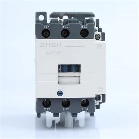 CJX2D65 AC Contactor household motor starter relay 65A switches 3 pin rail modular contactor ...