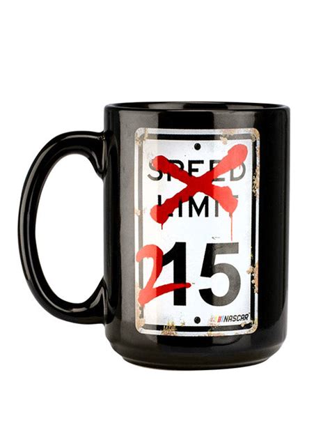 Nascar Speed Limit Coffee Mug Pit Shop Official Gear