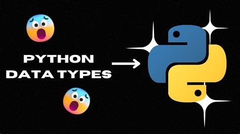 2 Variables And Data Types Python S Diverse Palette Youtube