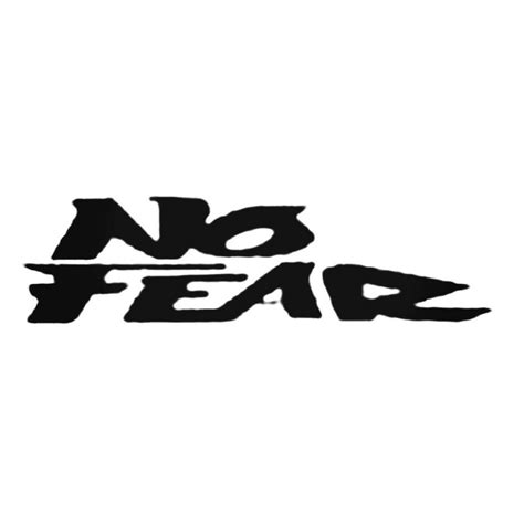 Buy No Fear Stacked Inner Decal Sticker Online