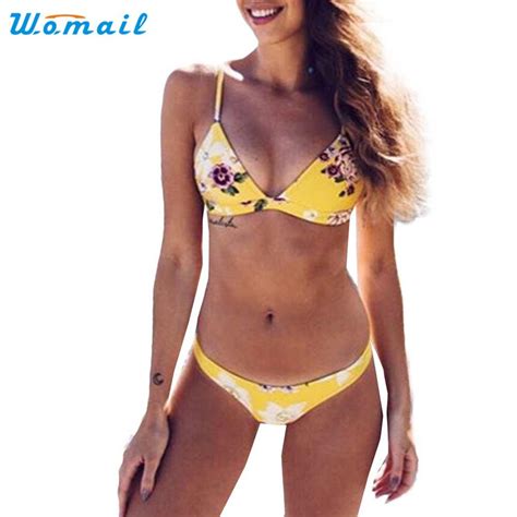 Womail Bikini 2017 Mujer Trajes De Baño De Las Mujeres Conjuntos De