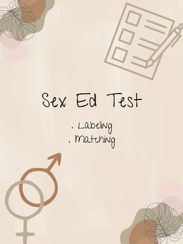 Sex Ed Test By Mrs Lile Health Resources TPT