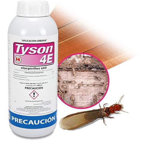 Tyson 4e 1 Litro Clorpirifos Insecticida Termitas 440 00 En Mercado