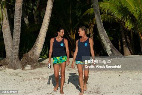 Tumi Brando And Her Friend Cécile Garpar Walking And Talking On The