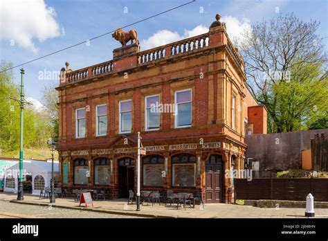 Red Lion Public House At The Crich National Tramway Museum Derbyshire