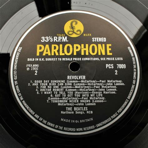 Popsike Beatles Revolver Uk Parlophone St Pressing Stereo