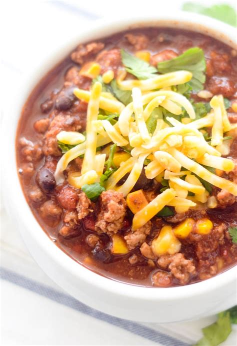 Weight Watcher’s Turkey Corn And Black Bean Chili Recipe Diaries