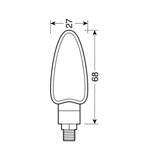 Coppia Frecce Nere A Led Omologate Mod Arrow Pz