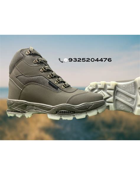 Coaster CTR OD 4 High Ankle Olive Trekking Shoes Anti Skid