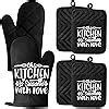 Amazon Paris Hilton That S HOT Pink Oven Mitt Set Heat Resistant
