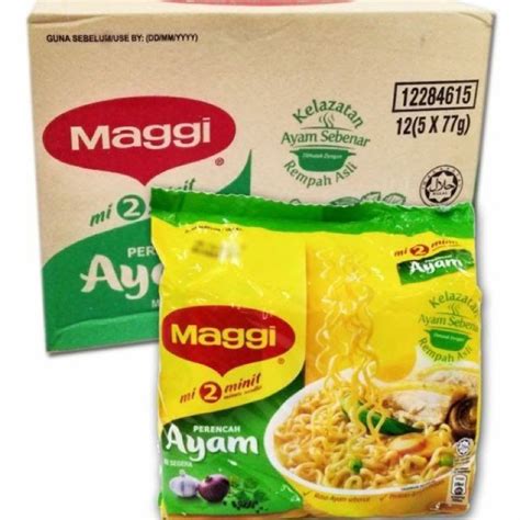 Box Maggi Ayam Maggi Chicken Instant Noodles Shopee Philippines