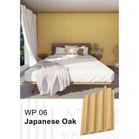 Jual WP 06 Japanese Oak Atwood Panel WPC Dinding Wallpanel