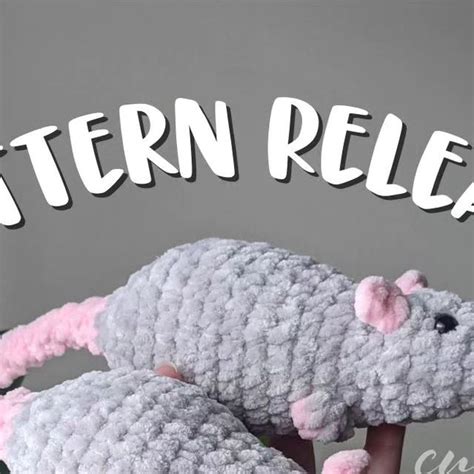 No Sew Rat Plushie Crochet Pattern