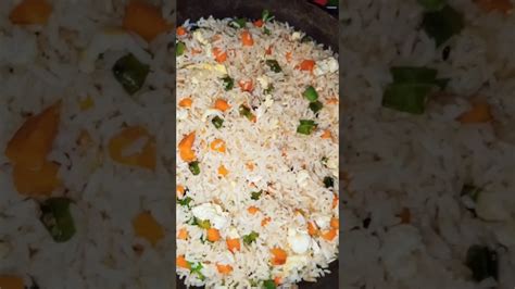 Simple And Tasty Egg Fried Rice 🍚 Yummy 😋 Egg Rice Fried Rice Food Like Subscribe Youtube