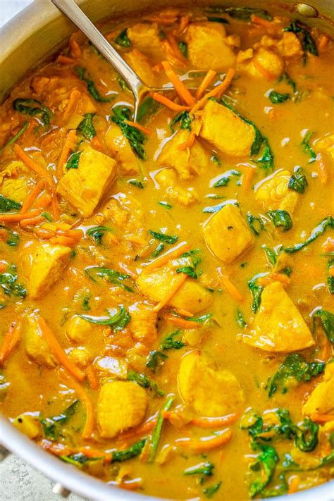 Yellow Thai Chicken Coconut Curry 2023