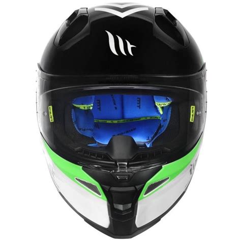 Capacete Mt Revenge Chrono Verde Grid Motors