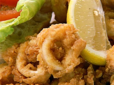 Fried Calamari Food Network Recipes Recipes Fried Calamari