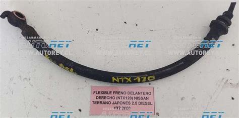 Flexible Freno Delantero Derecho NTX120 Nissan Terrano Japonés 2 5