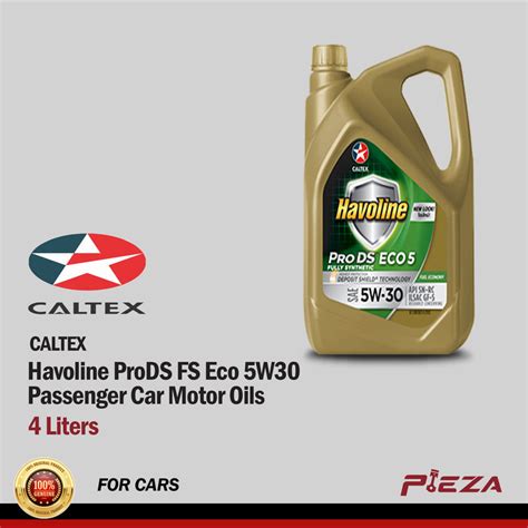 Caltex Havoline Prods Fs Eco 5w30 Passenger Car Motor Oils 4 Liters