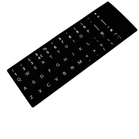 JEDEL UK Layout Replacement Qwerty Keyboard Stickers Self-adhesive | Falcon Computers