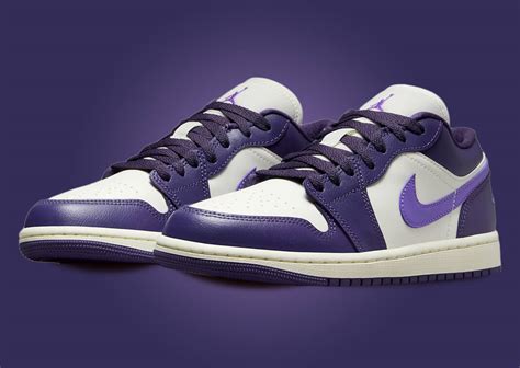 Official Look At The Air Jordan 1 Low Sky J Purple