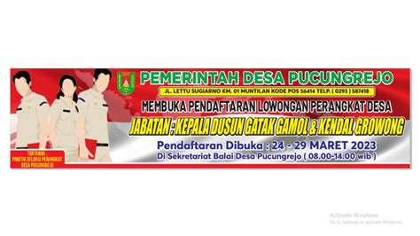 Website Resmi Desa Pucungrejo First Detail Artikel Pengumuman