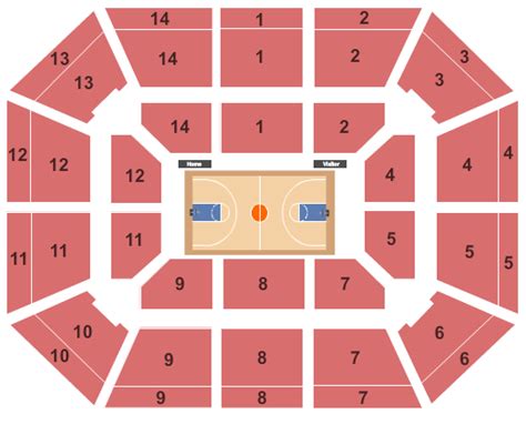 Alaska Airlines Arena At Hec Edmundson Pavilion Seating Chart Star