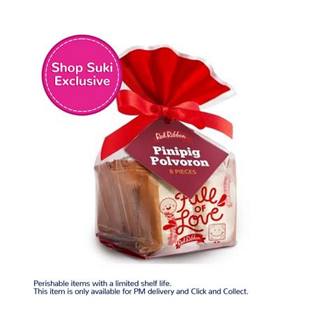 Red Ribbon Pinipig Polvoron 8s