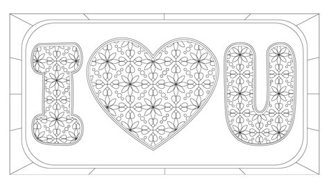 6 Best Images Of Adult Love Coloring Pages Printable I Love You