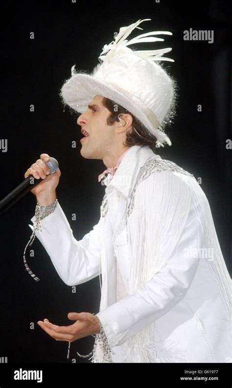 Janes Addiction Singer Perry Farrell Performing On The Main Stage At