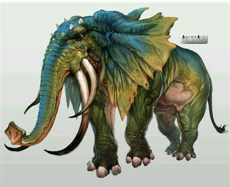 Pin By Derald Hallem On Elephant Fantasy Creatures Art Mythical